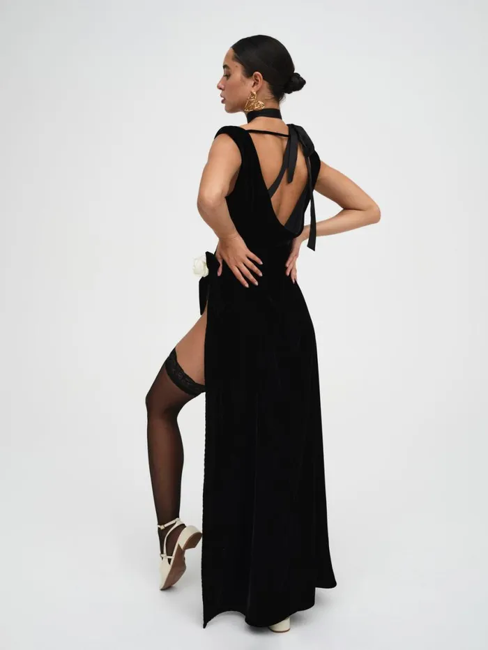 Women Dresses For Love and Lemons Tamera Maxi Dress Black Women Dresses For Love and Lemons Tamera Maxi Dress Black