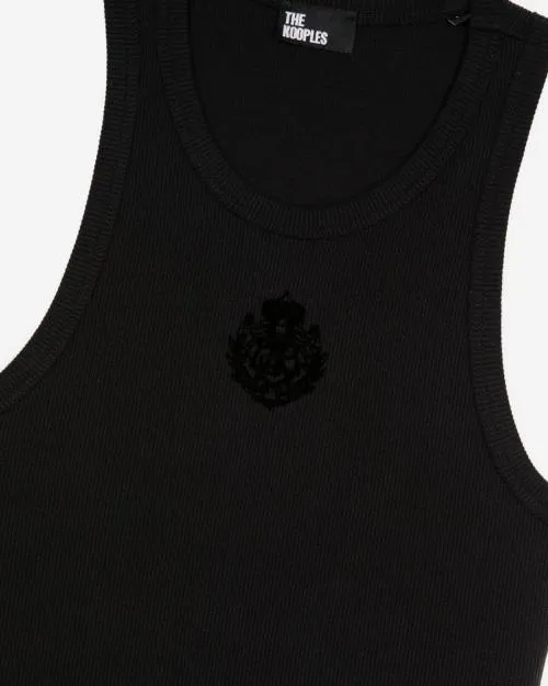 Women Dresses The Kooples Long Black Sleeveless Dress Black