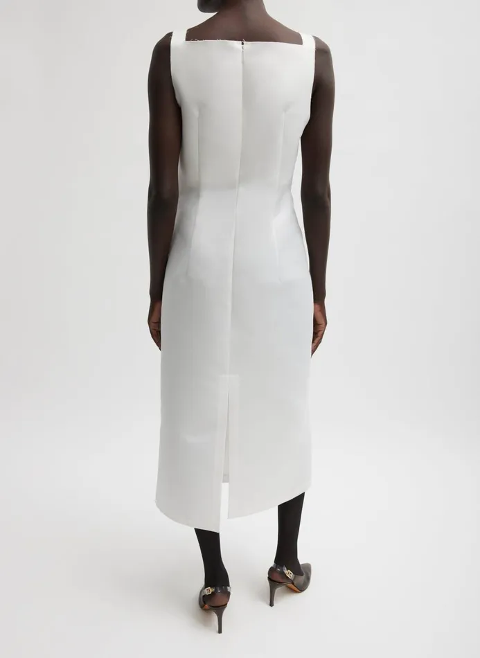 Women Dresses Tibi Gary Embossed Dress Whiteblack Multi