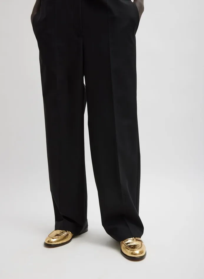 Women Dresses Tibi Recycled Tropical Wool Tuxedo Jumpsuit Black