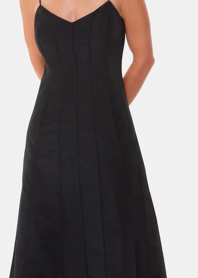 Women Dresses Whistles Black Laverne Taffeta Maxi Dress