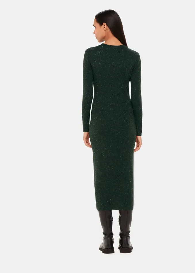 Women Dresses Whistles Dark Green Annie Sparkle Knit Dress