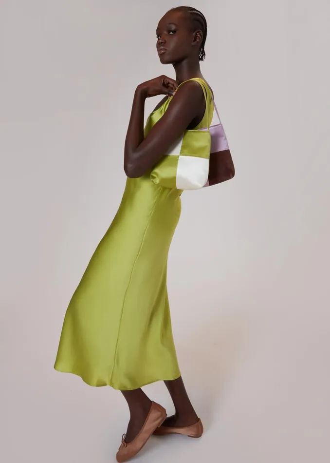 Women Dresses Whistles Green Hai Slip Dress