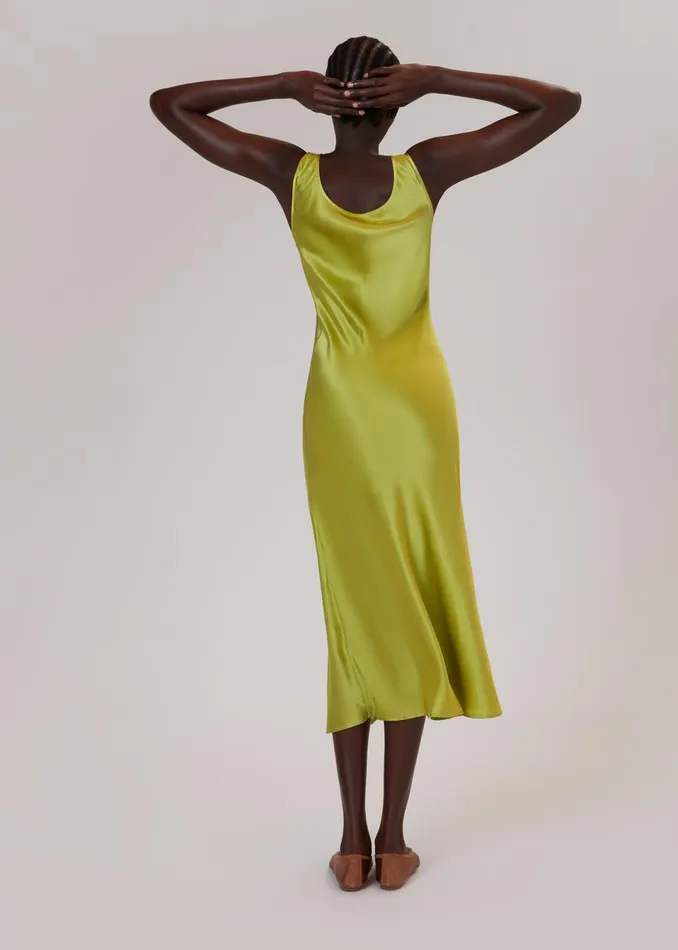 Women Dresses Whistles Green Hai Slip Dress