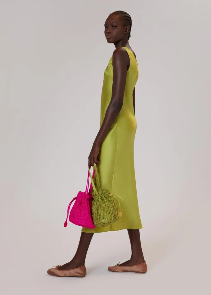 Women Dresses Whistles Green Hai Slip Dress