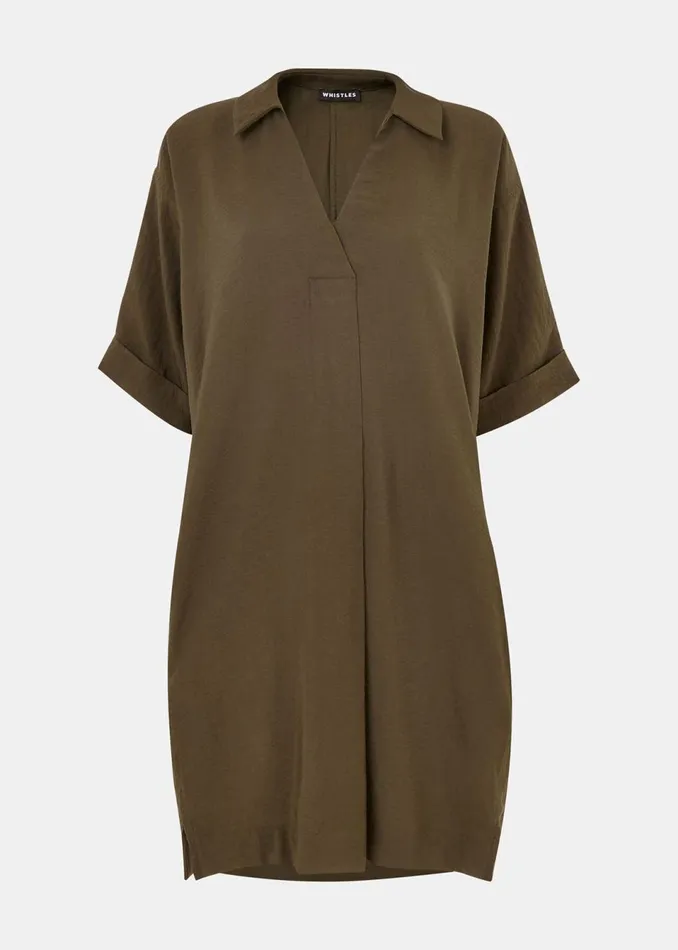 Women Dresses Whistles Khaki Melanie Dress
