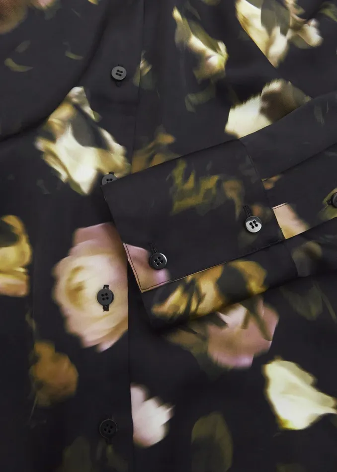 Women Eden Shirt Black Multi Hobbs Tops