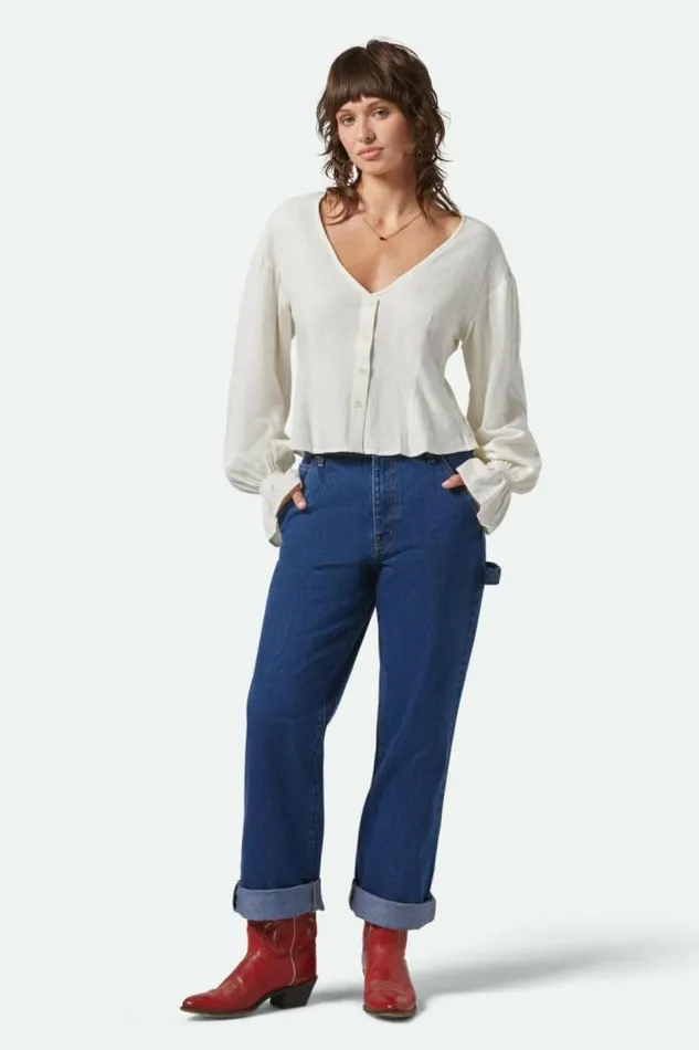Women Essex Painter Pant Medium Denim Brixton Pants