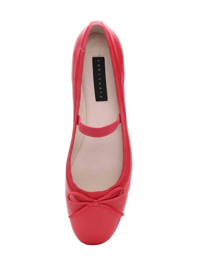 Women Facile Ballet Flat Red Sanctuary Clothing Ballet Flats