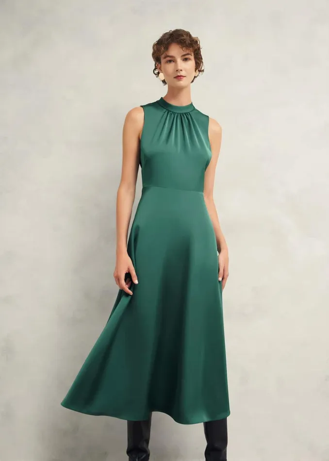 Women Fairhaven Dress Foliage Green Hobbs Dresses and Jumpsuits