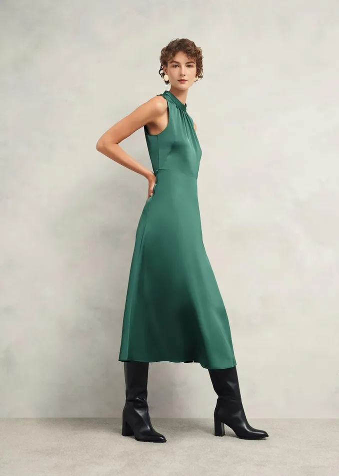 Women Fairhaven Dress Foliage Green Hobbs Dresses and Jumpsuits