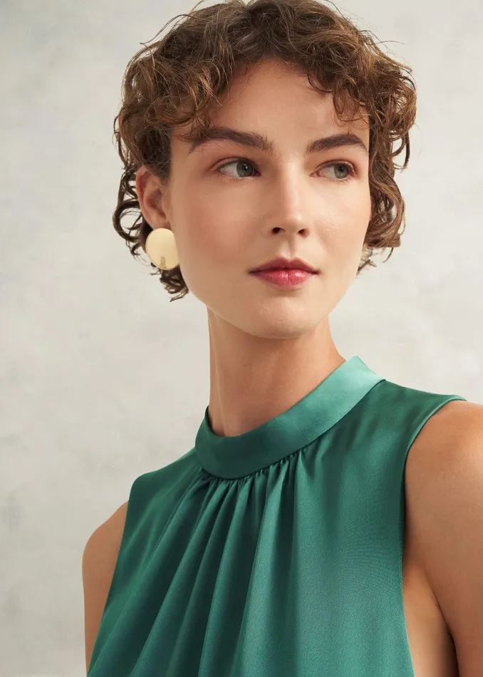 Women Fairhaven Dress Foliage Green Hobbs Dresses and Jumpsuits