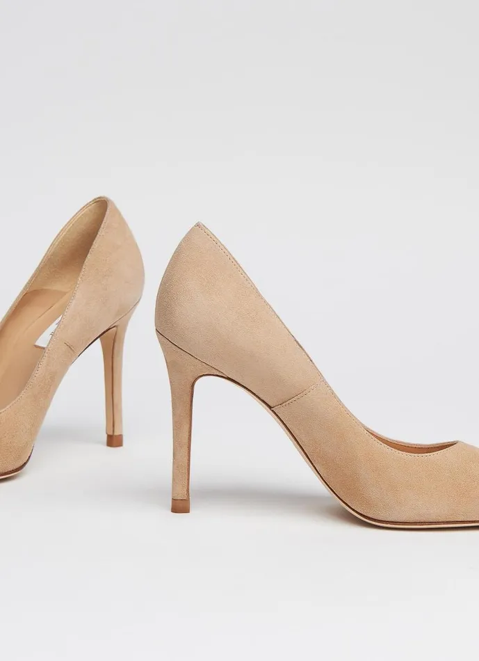 Women Fern Beige Suede Pointed Toe Courts Beige LKBennett Court Shoes Women Fern Beige Suede Pointed Toe Courts Beige LKBennett Court Shoes