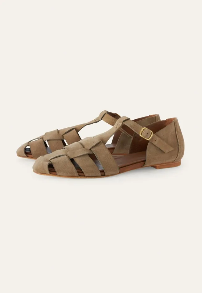 Women Fisherman Sandal Mushroom Poetry Fashion Footwear