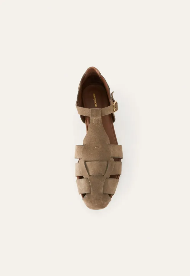Women Fisherman Sandal Mushroom Poetry Fashion Footwear