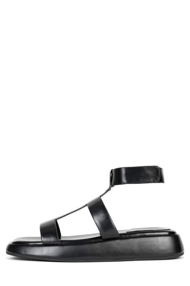 Women Flat Jeffrey Campbell BOLO Dark Natural