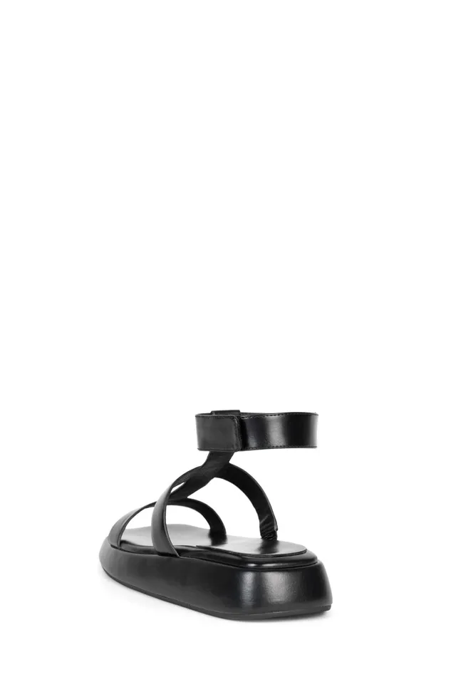 Women Flat Jeffrey Campbell BOLO Dark Natural