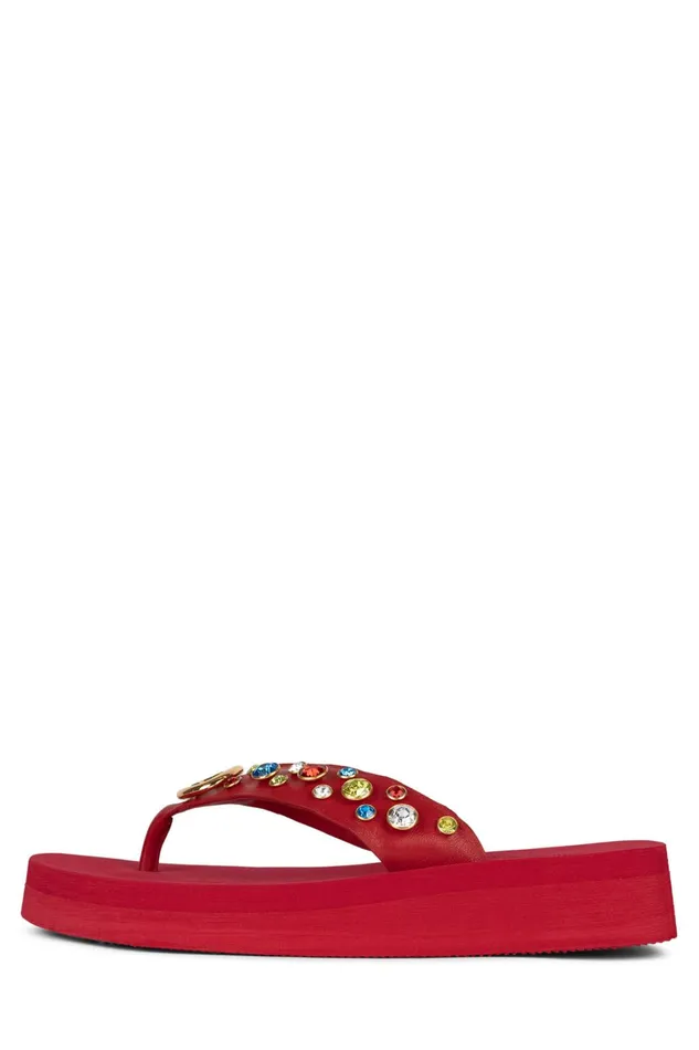 Women Flat Jeffrey Campbell ICONICS Pink Multi
