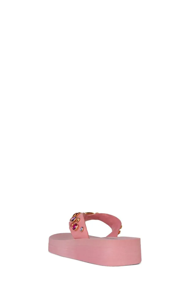 Women Flat Jeffrey Campbell ICONICS Pink Multi