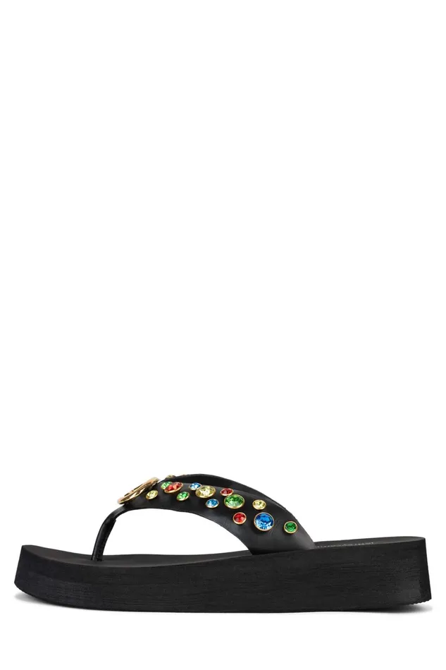 Women Flat Jeffrey Campbell ICONICS Pink Multi