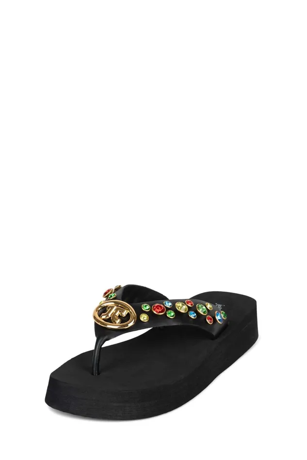 Women Flat Jeffrey Campbell ICONICS Pink Multi