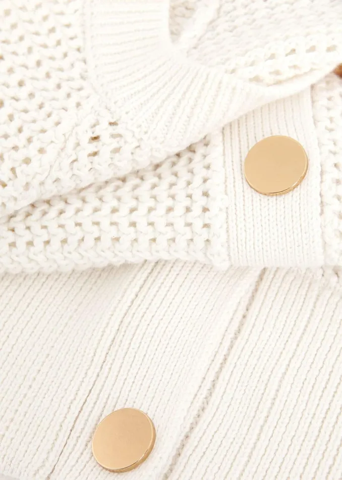 Women Florentina Cotton Cardigan Ivory Hobbs Jumpers and Cardigans