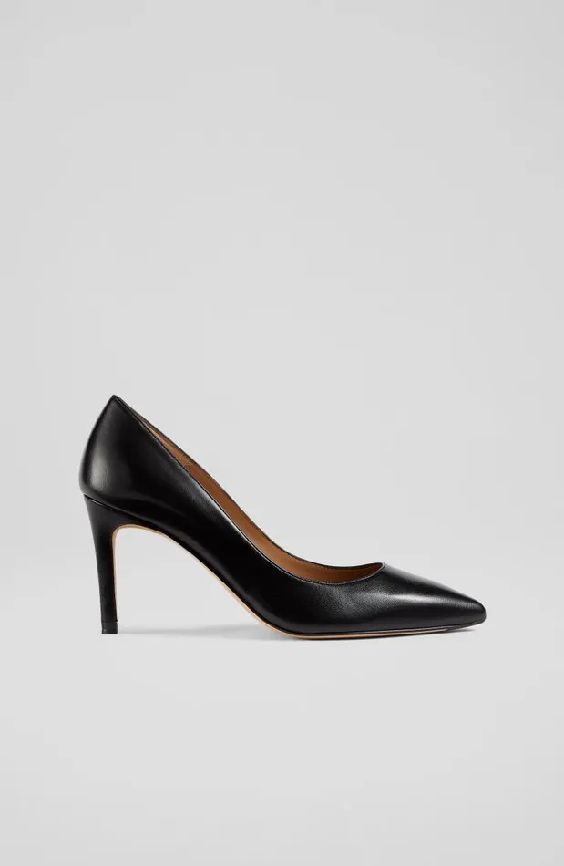 Women Floret Black Nappa Leather Pointed Toe Courts Black LKBennett Court Shoes Women Floret Black Nappa Leather Pointed Toe Courts Black LKBennett Court Shoes