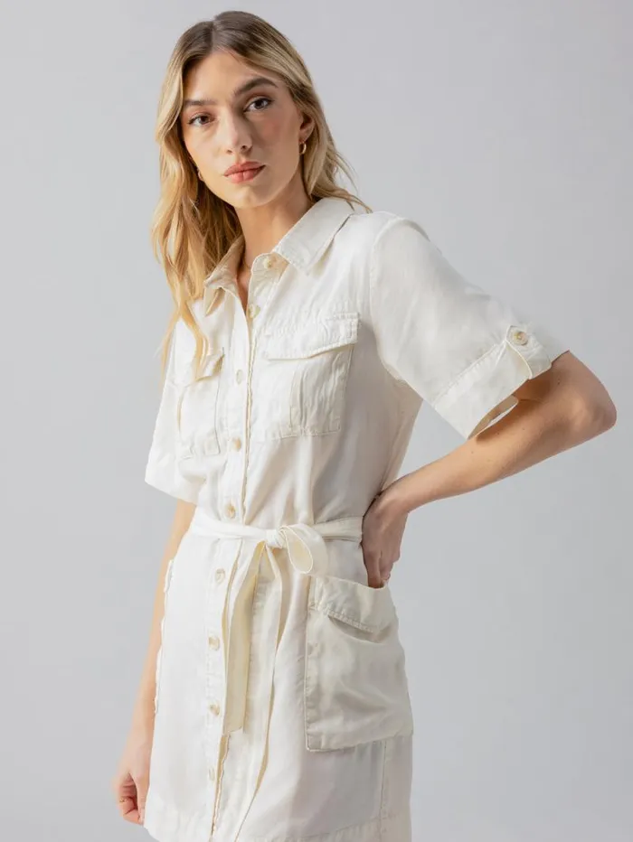 Women Fluid Surplus Dress Birch Sanctuary Clothing Dresses and Jumpsuits Women Fluid Surplus Dress Birch Sanctuary Clothing Dresses and Jumpsuits