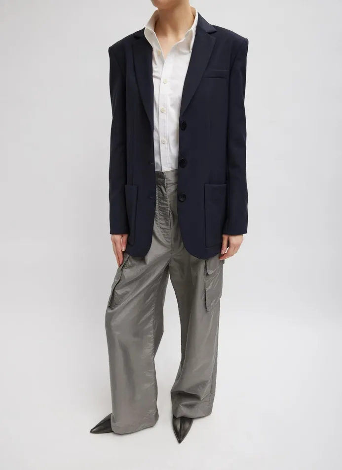 Women Fundamentals Tibi Charlie Men039s Slim Shirt White