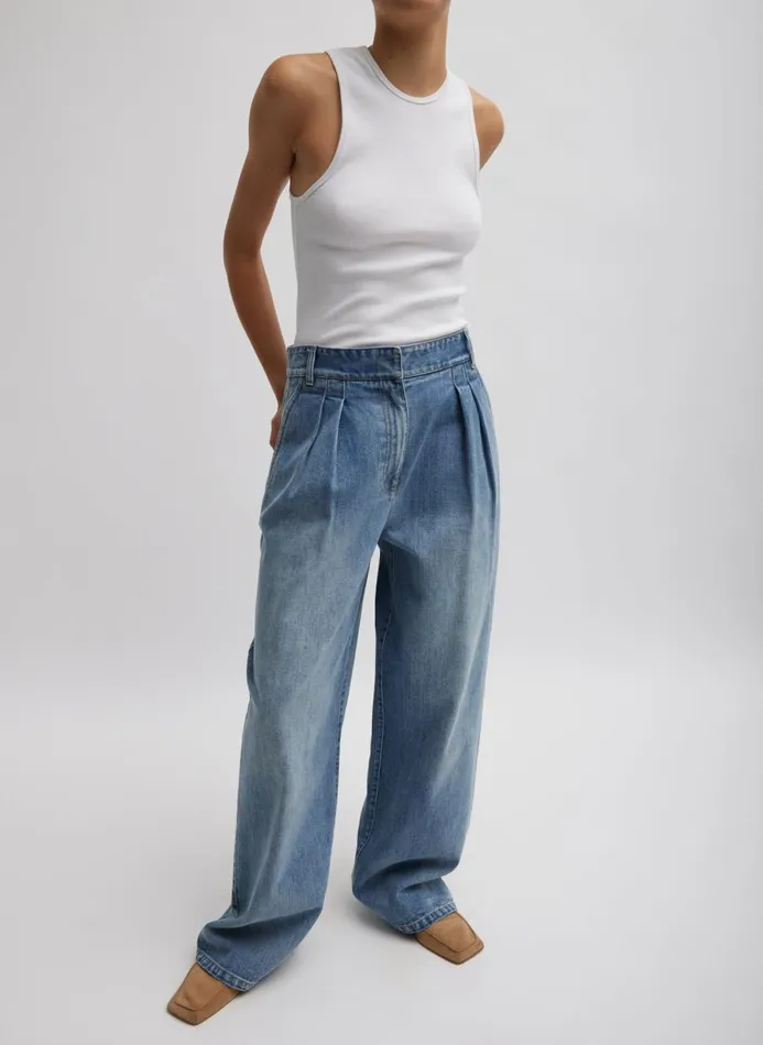 Women Fundamentals Tibi Classic Wash Stella Jean Classic Blue