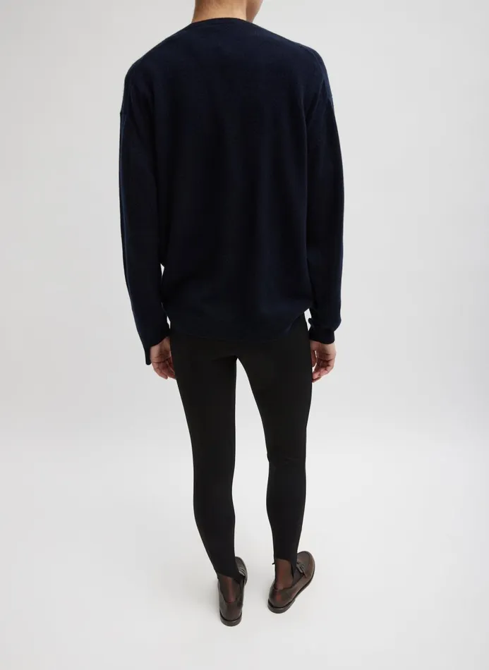 Women Fundamentals Tibi Compact Ultra Stretch Knit Stirrup Legging Black