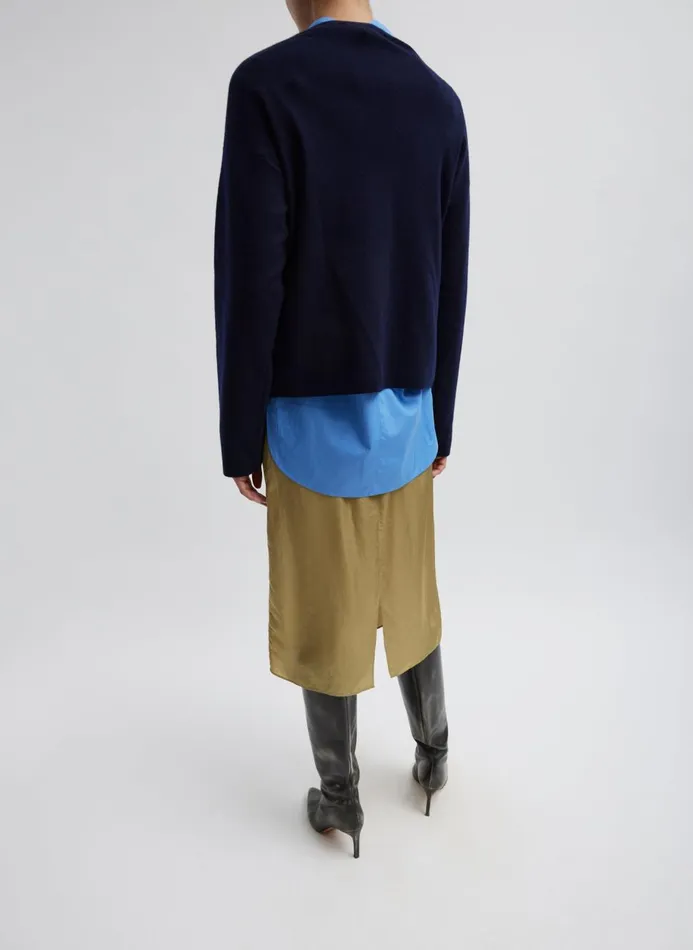 Women Fundamentals Tibi The Slip Skirt Champagne