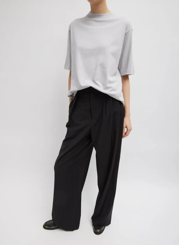 Women Fundamentals Tibi Tropical Wool Stella Pant Black