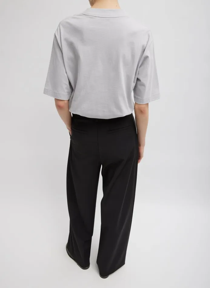 Women Fundamentals Tibi Tropical Wool Stella Pant Black