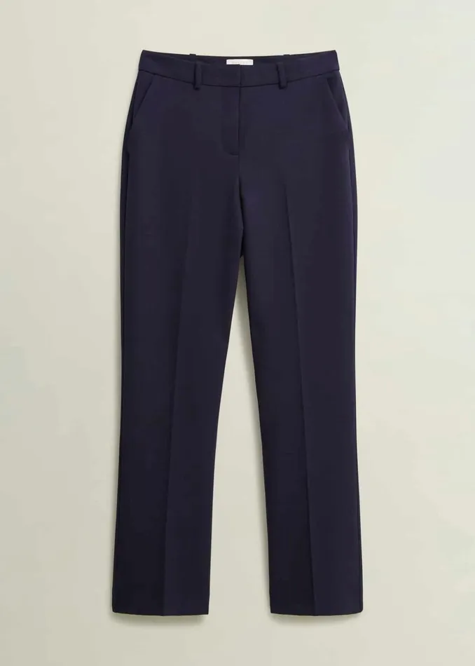 Women Gerrie Straight Trousers Navy Hobbs Trousers
