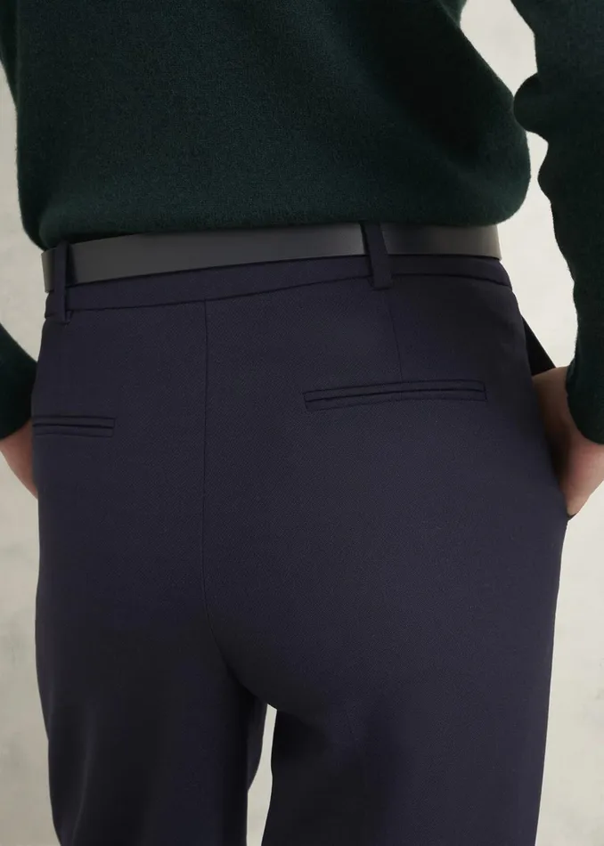 Women Gerrie Straight Trousers Navy Hobbs Trousers