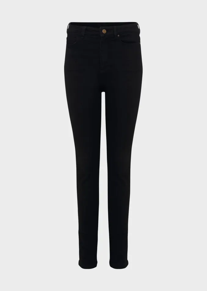 Women Gia Sculpting Jeans With Stretch Black Hobbs Trousers