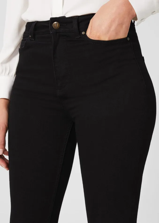 Women Gia Sculpting Jeans With Stretch Black Hobbs Trousers