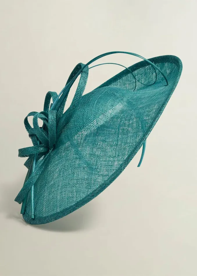 Women Harriet Fascinator Porcelain Green Hobbs Hats