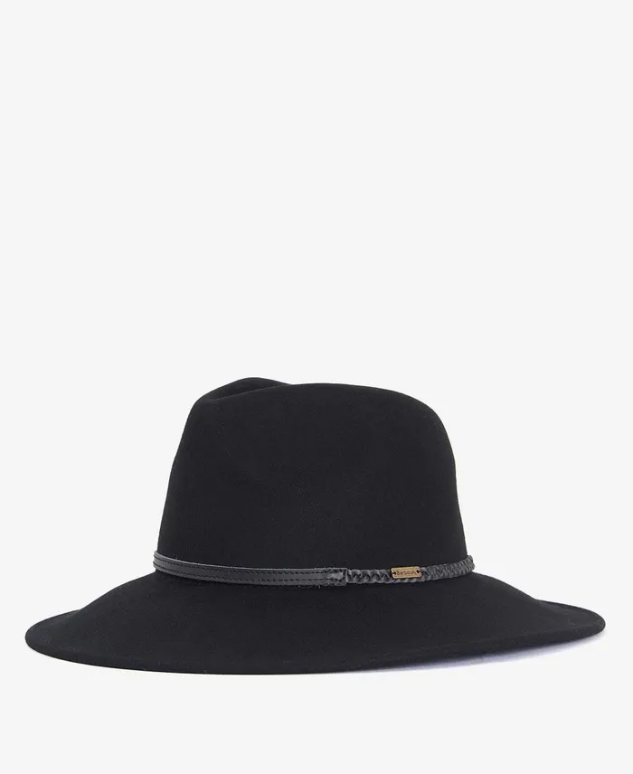 Women Hats Barbour Tack Fedora Navy