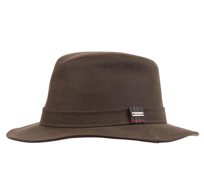 Women Hats Barbour Vintage Wax Bushman Hat Classic Black