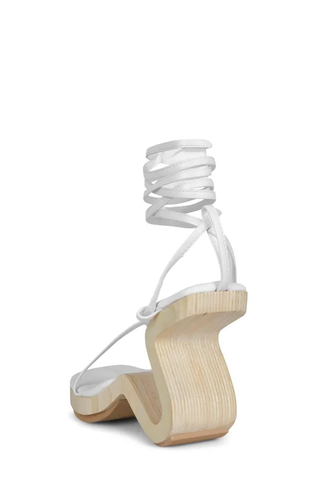 Women Heel Jeffrey Campbell ALLTHAT White