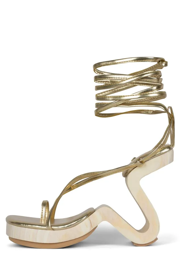 Women Heel Jeffrey Campbell ALLTHAT White