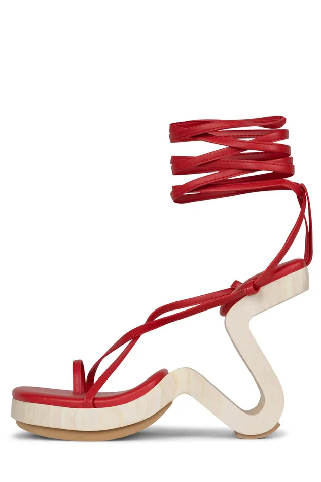 Women Heel Jeffrey Campbell ALLTHAT White