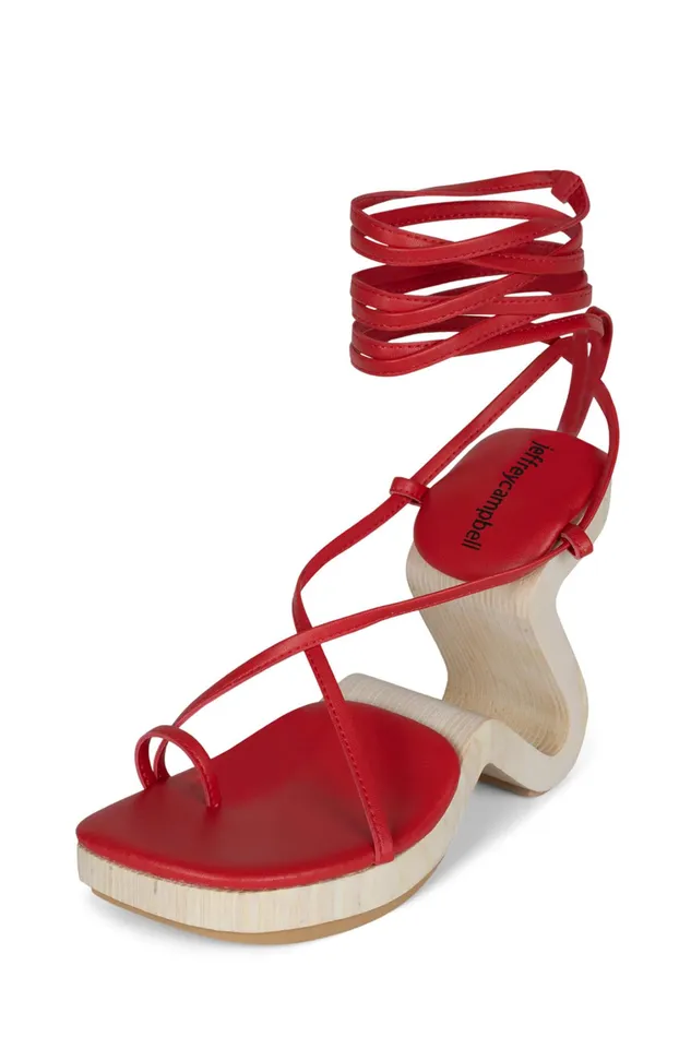 Women Heel Jeffrey Campbell ALLTHAT White