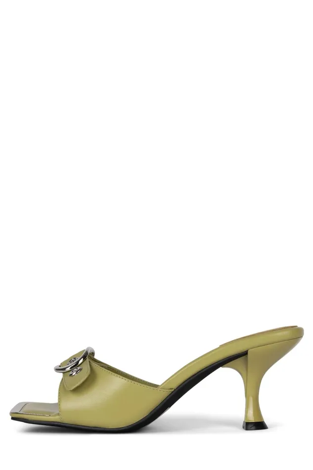 Women Heel Jeffrey Campbell FASTENUP Red Silver