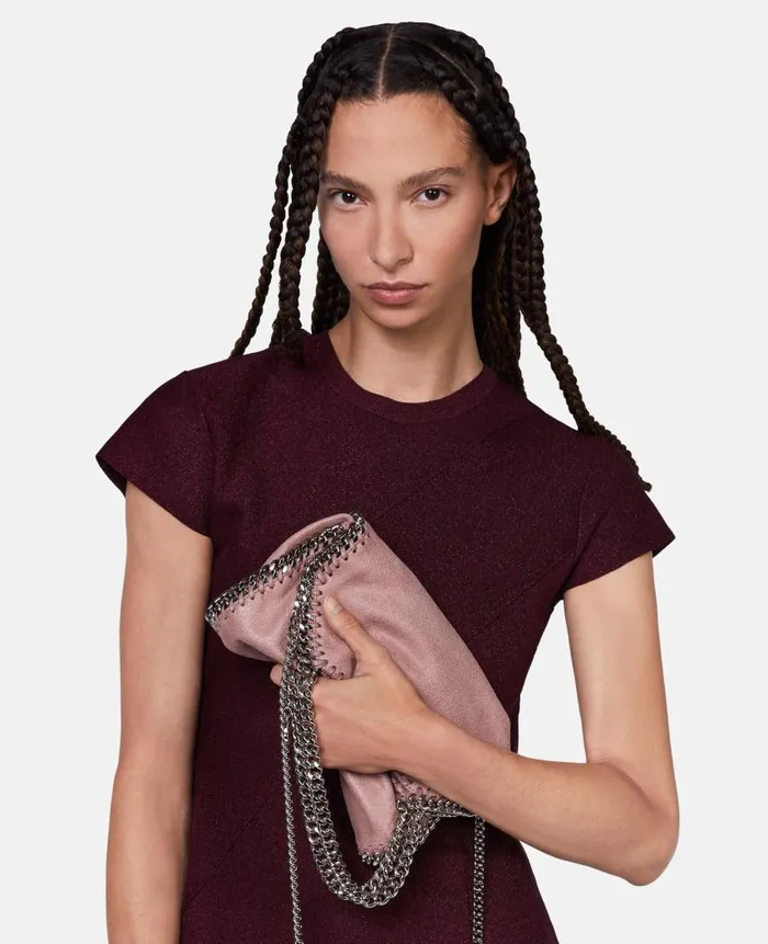 Women Iconic Falabella Stella McCartney Falabella Mini Tote Bag Peony Pink Women Iconic Falabella Stella McCartney Falabella Mini Tote Bag Peony Pink