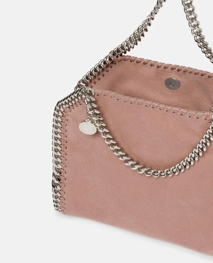 Women Iconic Falabella Stella McCartney Falabella Mini Tote Bag Peony Pink Women Iconic Falabella Stella McCartney Falabella Mini Tote Bag Peony Pink