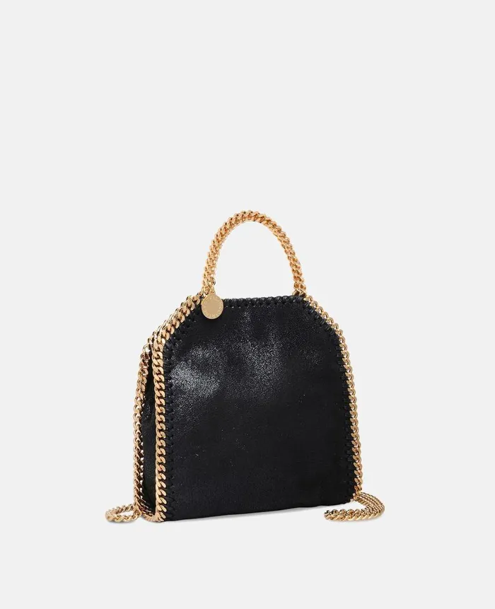 Women Iconic Falabella Stella McCartney Falabella Tiny Tote Bag Black