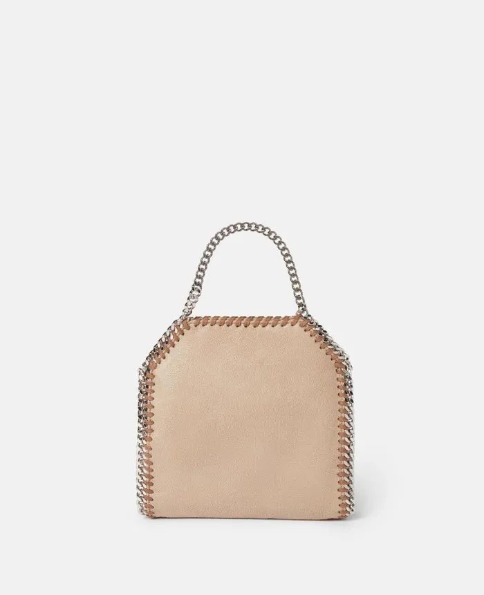 Women Iconic Falabella Stella McCartney Falabella Tiny Tote Bag Toffee Brown